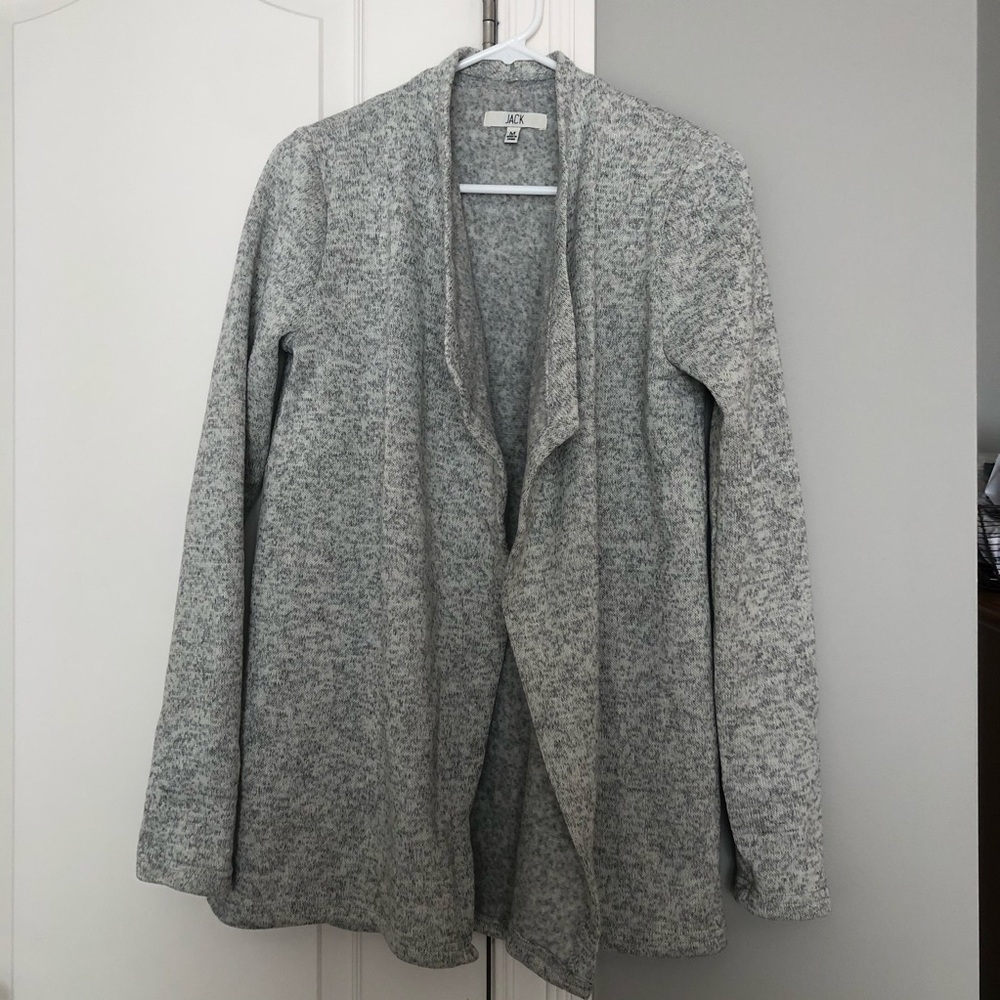 Jack by BB Dakota Structured Grey Cardigan
